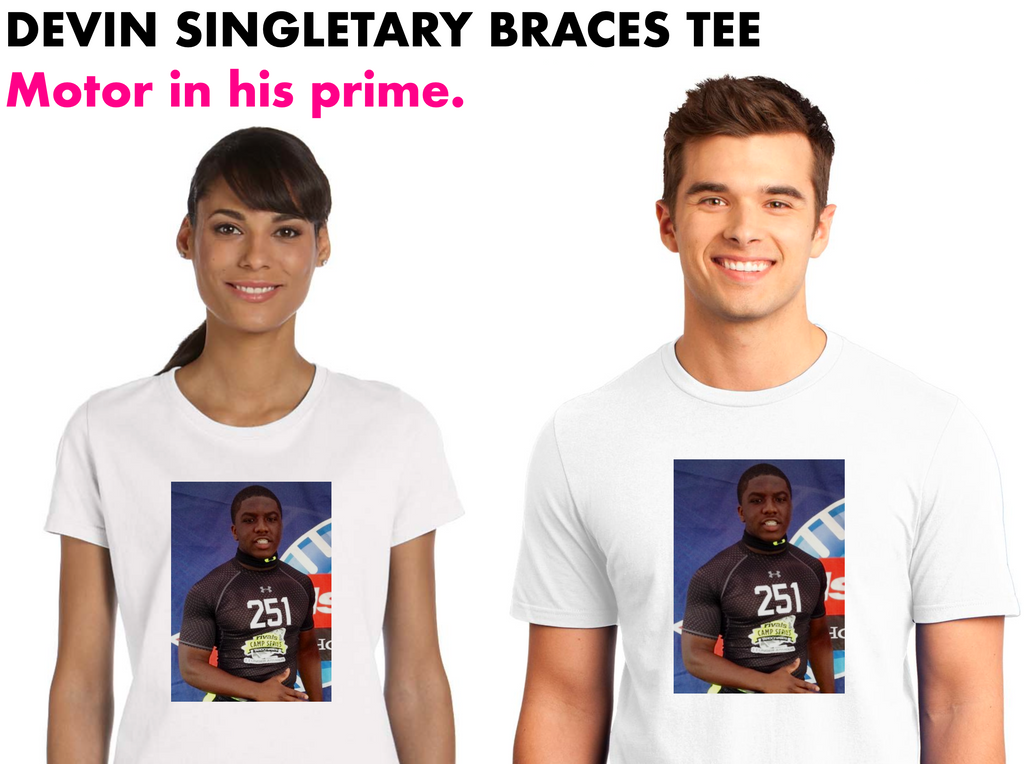 Singletary Braces Tee