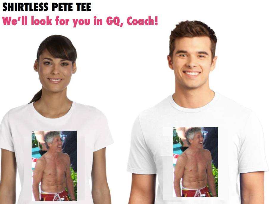 Shirtless Pete Tee