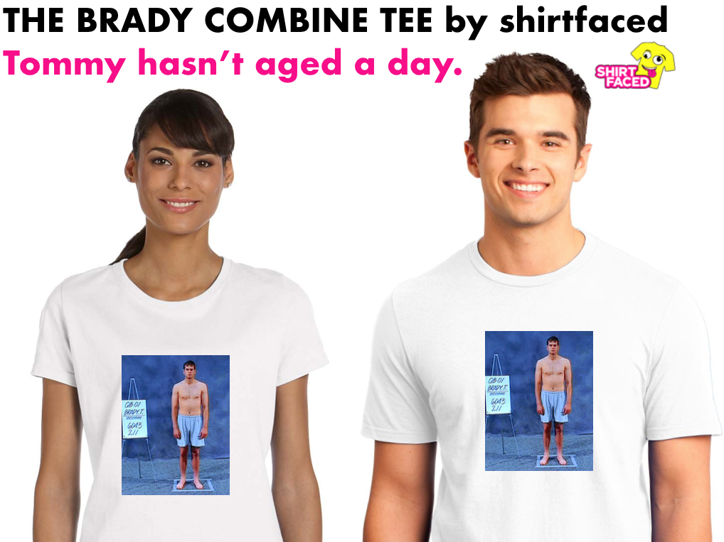 Brady Combine Tee - the original worn by Bucs players!